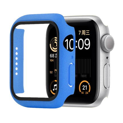 Shockproof PC+Tempered Glass Protective Case with Packed Carton For Apple Watch 44mm(Orange), For Apple Watch Series 6 / 5 / 4 / Watch SE 44mm, For Apple Watch Series 6 & SE & 5 & 4 44mm