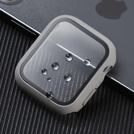 Shockproof PC+Tempered Glass Protective Case with Packed Carton For Apple Watch 44mm(Orange), For Apple Watch Series 6 / 5 / 4 / Watch SE 44mm, For Apple Watch Series 6 & SE & 5 & 4 44mm