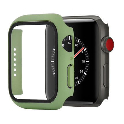 Shockproof PC+Tempered Glass Protective Case with Packed Carton For Apple Watch 44mm(Orange), For Apple Watch Series 3 & 2 & 1 42mm