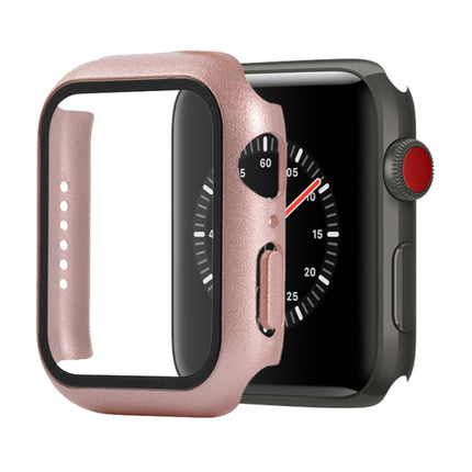 Shockproof PC+Tempered Glass Protective Case with Packed Carton For Apple Watch 44mm(Orange), For Apple Watch Series 3 & 2 & 1 42mm