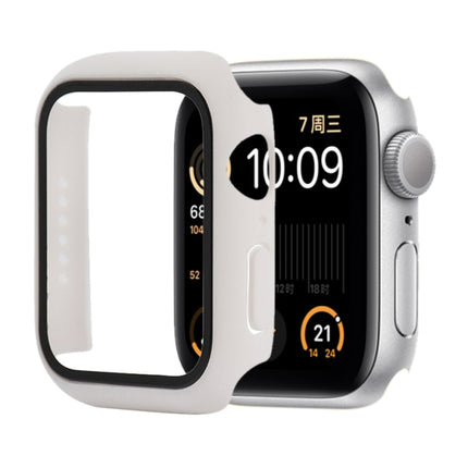 Shockproof PC+Tempered Glass Protective Case with Packed Carton For Apple Watch 44mm(Orange), For Apple Watch Series 6 / 5 / 4 / Watch SE 40mm