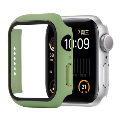Shockproof PC+Tempered Glass Protective Case with Packed Carton For Apple Watch 44mm(Orange), For Apple Watch Series 6 / 5 / 4 / Watch SE 40mm