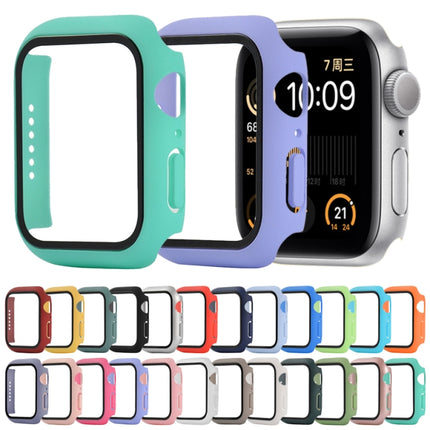 Shockproof PC+Tempered Glass Protective Case with Packed Carton For Apple Watch 44mm(Orange), For Apple Watch Series 6 / 5 / 4 / Watch SE 40mm