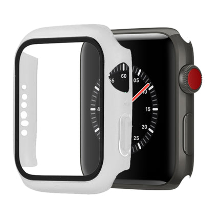 Shockproof PC+Tempered Glass Protective Case with Packed Carton For Apple Watch 44mm(Orange), For Apple Watch Series 3 & 2 & 1 38mm