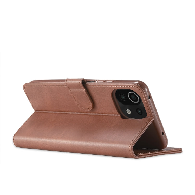 LC.IMEEKE Calf Texture Horizontal Flip Leather Case with Holder & Card Slots & Wallet