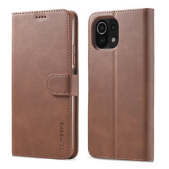 LC.IMEEKE Calf Texture Horizontal Flip Leather Case with Holder & Card Slots & Wallet