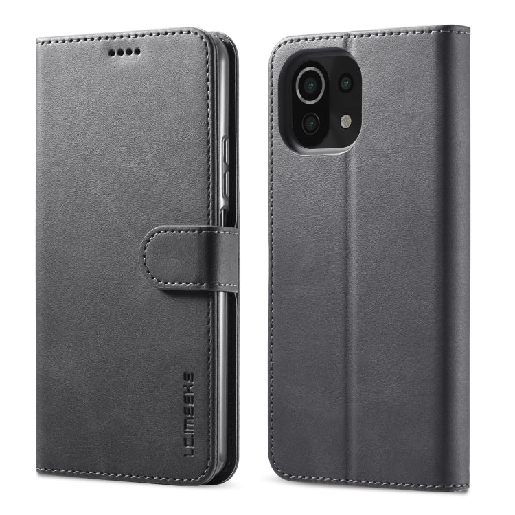 LC.IMEEKE Calf Texture Horizontal Flip Leather Case with Holder & Card Slots & Wallet