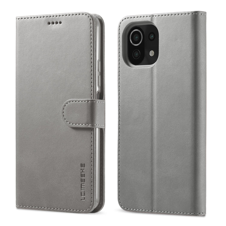 LC.IMEEKE Calf Texture Horizontal Flip Leather Case with Holder & Card Slots & Wallet