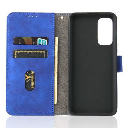 Solid Color Skin Feel Magnetic Buckle Horizontal Flip Calf Texture PU Leather Case with Holder & Card Slots & Wallet, For OnePlus Nord 2 5G