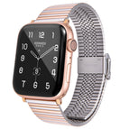 7 41mm / 6 & SE & 5 & 4 40mm / 3 & 2 & 1 38mm / Steel Between Rose Gold