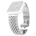 7 45mm / 6 & SE & 5 & 4 44mm / 3 & 2 & 1 42mm / Silver