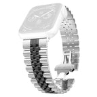 7 41mm / 6 & SE & 5 & 4 40mm / 3 & 2 & 1 38mm / Silver + Black