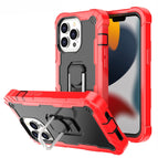 For iPhone 13 Pro / Red + Black