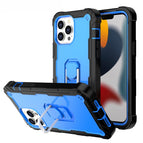 For iPhone 13 Pro Max / Black + Blue