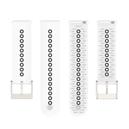 Universal Colorful Hole Silicone Replacement Strap Watchband, 22mm, 20mm