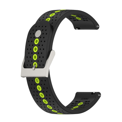 Universal Colorful Hole Silicone Replacement Strap Watchband, 22mm, 20mm