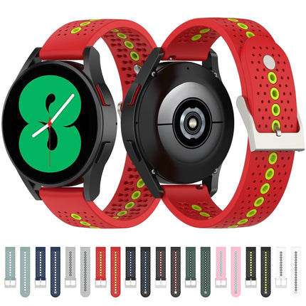 Universal Colorful Hole Silicone Replacement Strap Watchband, 22mm, 20mm