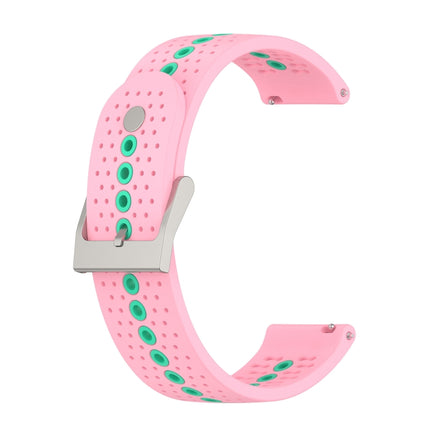Universal Colorful Hole Silicone Replacement Strap Watchband, 22mm, 20mm