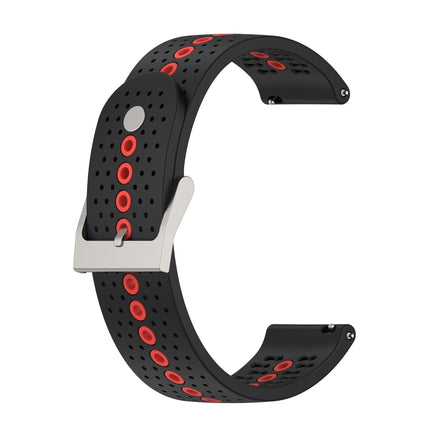 Universal Colorful Hole Silicone Replacement Strap Watchband, 22mm, 20mm