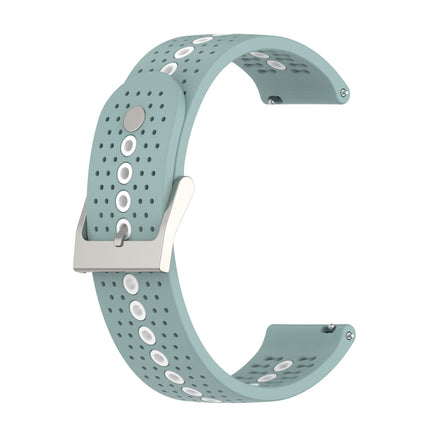 Universal Colorful Hole Silicone Replacement Strap Watchband, 22mm, 20mm
