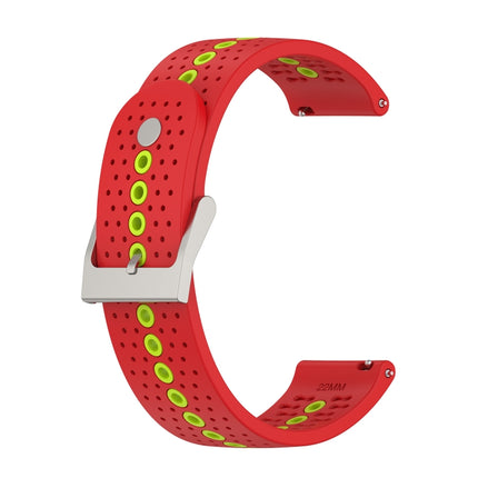 Universal Colorful Hole Silicone Replacement Strap Watchband, For Suunto 9 Peak