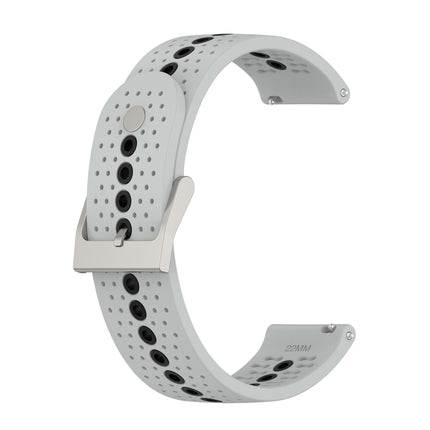 Universal Colorful Hole Silicone Replacement Strap Watchband, For Suunto 9 Peak