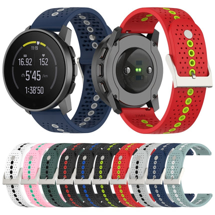Universal Colorful Hole Silicone Replacement Strap Watchband, For Suunto 9 Peak