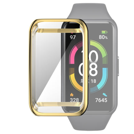 Full Coverage TPU Electroplating Protective Case Cover, For Huawei Band 6 / 6 Pro / Honor Band 6