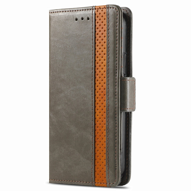 CaseNeo Business Splicing Dual Magnetic Buckle Horizontal Flip PU Leather Case with Holder & Card Slots & Wallet, For Google Pixel 5a 5G