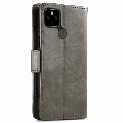 CaseNeo Business Splicing Dual Magnetic Buckle Horizontal Flip PU Leather Case with Holder & Card Slots & Wallet, For Google Pixel 5a 5G