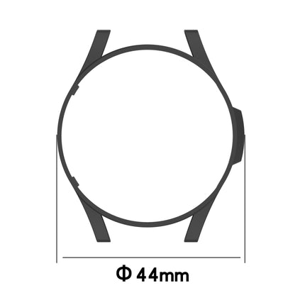 Half Coverage Hollowed PC Protective Case, For Samsung Galaxy Watch4 44mm
