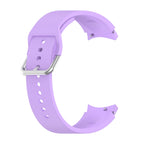 Silver Round Buckle / Purple