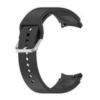 Silver Round Buckle / Black