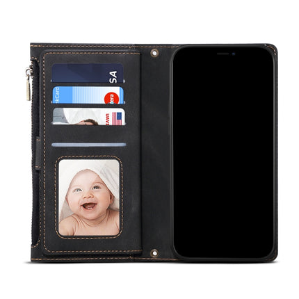 Retro Frosted Horizontal Flip Leather Case with Holder & Card Slot & Wallet & Zipper Pocket & Lanyard, For Samsung Galaxy Note20 Ultra