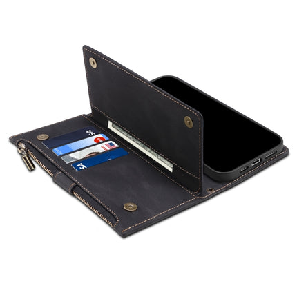Retro Frosted Horizontal Flip Leather Case with Holder & Card Slot & Wallet & Zipper Pocket & Lanyard, For Samsung Galaxy Note20 Ultra