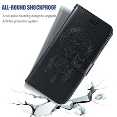 Wind Chime Owl Embossing Pattern Horizontal Flip Leather Case with Holder & Card Slots & Wallet, For iPhone 13 Pro Max, For iPhone 13 Pro, For iPhone 13, For iPhone 13 mini