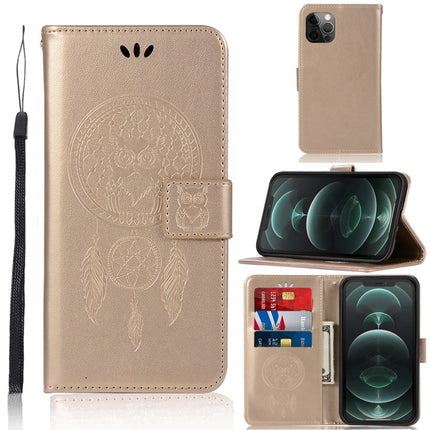Estuche de cuero con tapa horizontal con estampado de búho y carillón de viento, con ranuras para tarjetas y billetera, para iPhone 13 Pro Max, para iPhone 13 Pro, para iPhone 13, para iPhone 13 mini