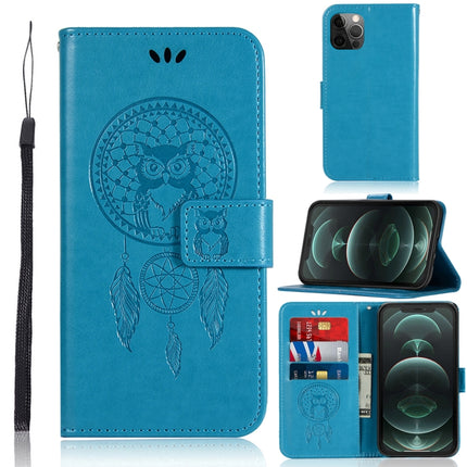 Estuche de cuero con tapa horizontal con estampado de búho y carillón de viento, con ranuras para tarjetas y billetera, para iPhone 13 Pro Max, para iPhone 13 Pro, para iPhone 13, para iPhone 13 mini