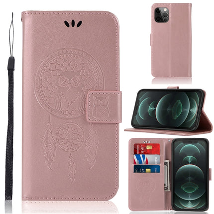 Estuche de cuero con tapa horizontal con estampado de búho y carillón de viento, con ranuras para tarjetas y billetera, para iPhone 13 Pro Max, para iPhone 13 Pro, para iPhone 13, para iPhone 13 mini