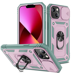 Sliding Camera Cover Design TPU + PC Protective Case with 360 Degree Rotating Holder & Card Slot, For iPhone 13 mini, For iPhone 13, For iPhone 13 Pro, For iPhone 13 Pro Max