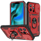 Para iPhone 13 Pro Max / Rojo+negro