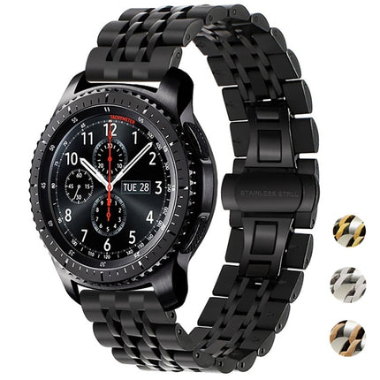 Seven-beads Steel Replacement Strap Watchband, 20mm Women Version, 22mm Men Version