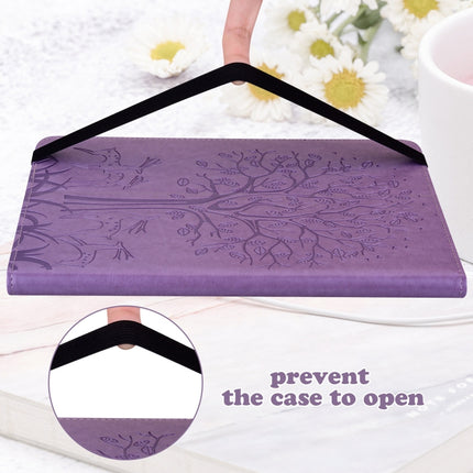 Tree & Deer Pattern Pressed Printing Horizontal Flip PU Leather Case with Holder & Card Slots, For Lenovo Tab P11 2020 / P11 Plus 2021, For Lenovo Tab M10 HD Gen 2, For Samsung Galaxy Tab A 10.1 2019, For Samsung Galaxy Tab A 10.1 2016