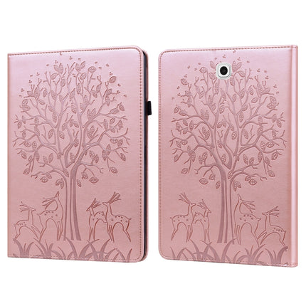 Tree & Deer Pattern Pressed Printing Horizontal Flip PU Leather Case with Holder & Card Slots, For Samsung Galaxy Tab S2 9.7, For Samsung Galaxy Tab A 8.0 2019, For Samsung Galaxy Tab S8 / Galaxy Tab S7 SM-T870, For Amazon Kindle Fire HD 10 / 10 Plus 2021