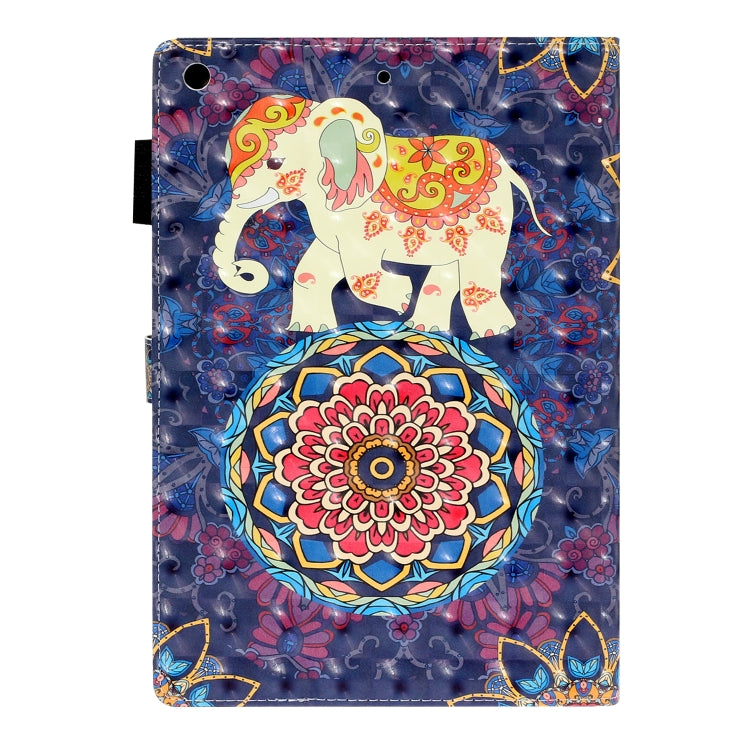 3D Embossing Pattern Horizontal Flip Leather Case with Holder & Card Slots & Wallet, For iPad 10.2, For iPad 5 / 6 / 7 / 8, For iPad Mini 5 / 4 / 3 / 2 / 1