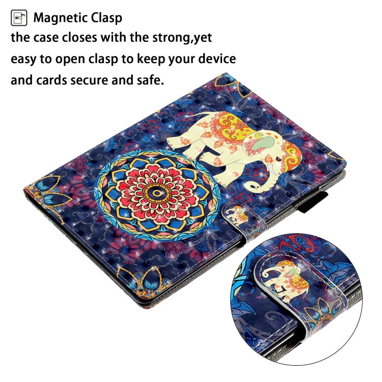 3D Embossing Pattern Horizontal Flip Leather Case with Holder & Card Slots & Wallet, For iPad 10.2, For iPad 5 / 6 / 7 / 8, For iPad Mini 5 / 4 / 3 / 2 / 1