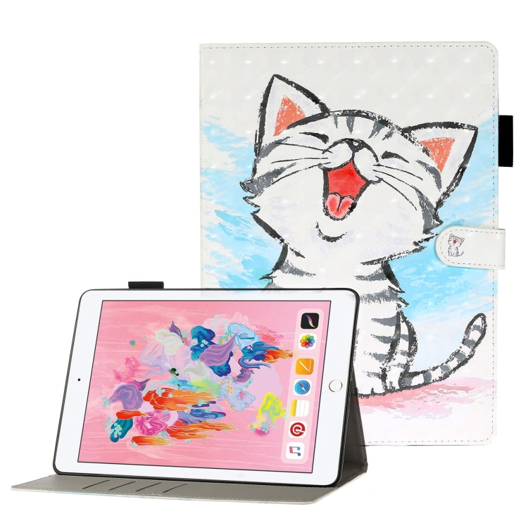 3D Embossing Pattern Horizontal Flip Leather Case with Holder & Card Slots & Wallet, For iPad 10.2, For iPad 5 / 6 / 7 / 8, For iPad Mini 5 / 4 / 3 / 2 / 1