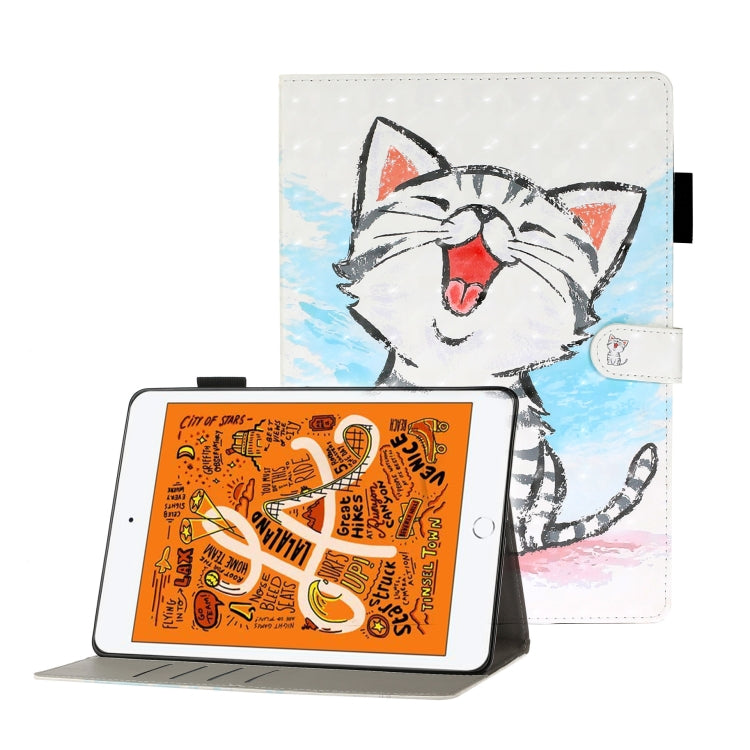 3D Embossing Pattern Horizontal Flip Leather Case with Holder & Card Slots & Wallet, For iPad 10.2, For iPad 5 / 6 / 7 / 8, For iPad Mini 5 / 4 / 3 / 2 / 1