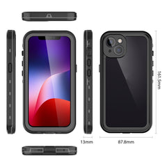 RedPepper Transparent Dot Shockproof Waterproof PC + TPU Protective Case