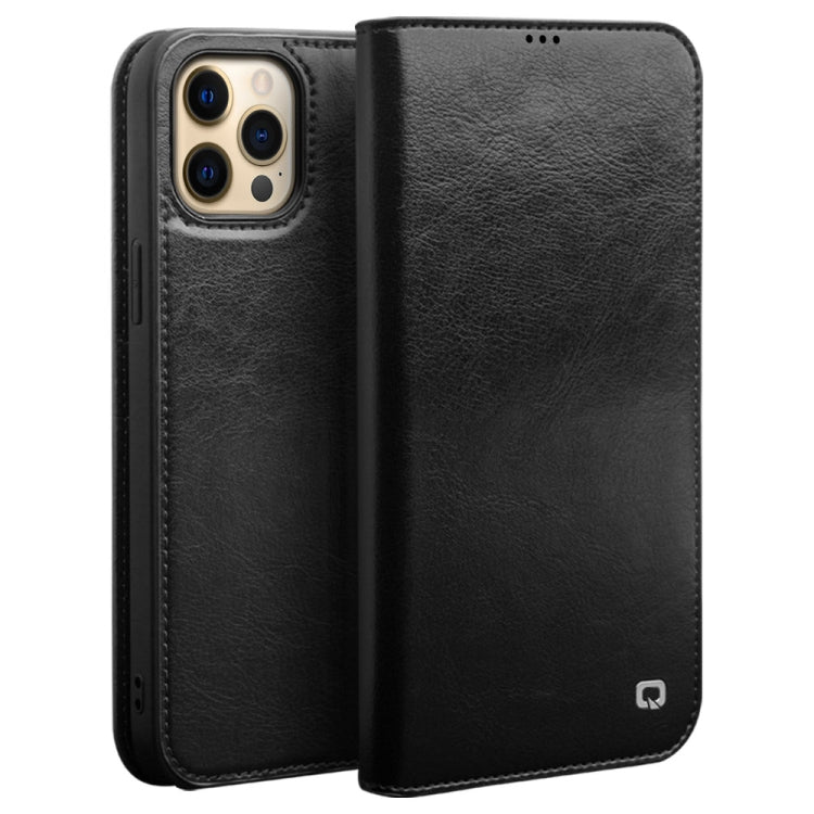 QIALINO - Funda de piel con tapa horizontal con soporte, ranuras para tarjetas y billetera, para iPhone 13, iPhone 13 mini, iPhone 13 Pro, iPhone 13 Pro Max
